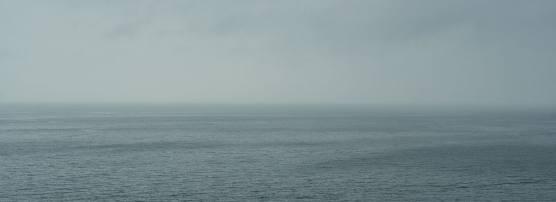 The sea off Marine Parade on a grey morning